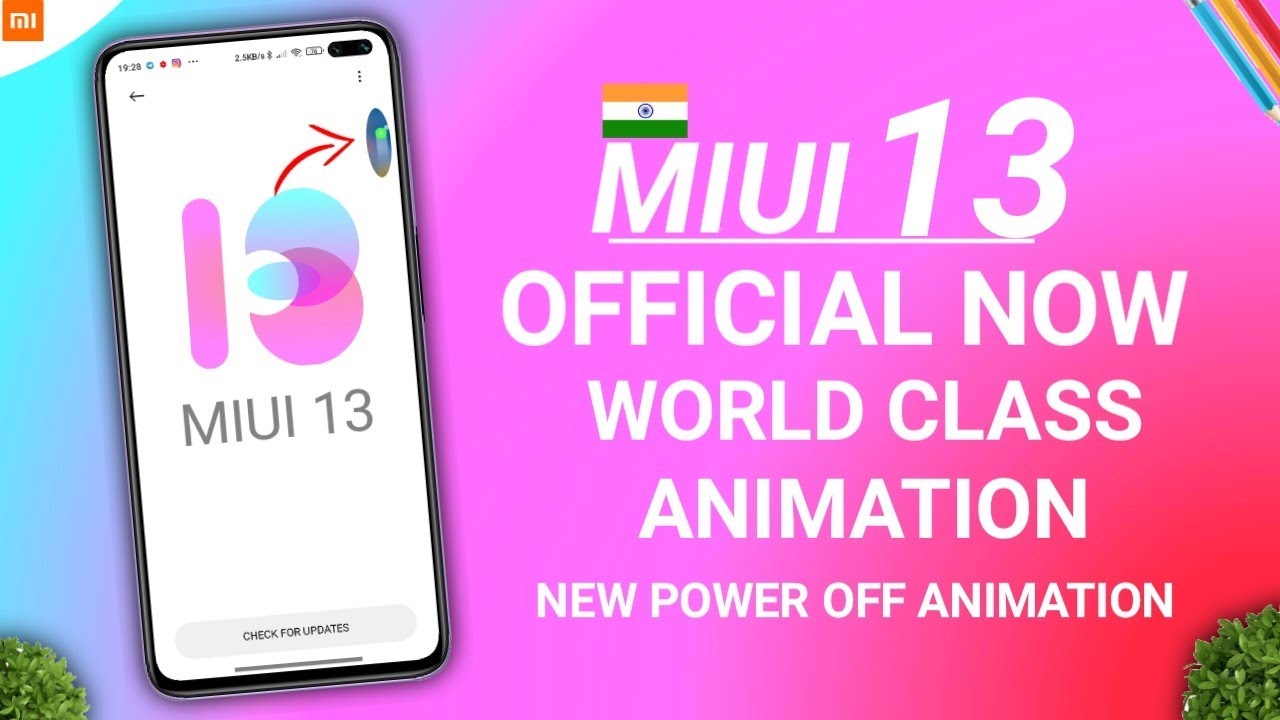 OFFICIAL - MIUI 13 OFFICIALLY CONFIRMED | WORLD CLASS ANIMATION, NEW POWER OF MENUS | MIUI 13 UPDATE