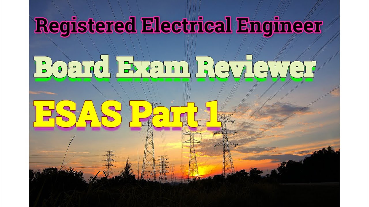 REE Board Exam Reviewer (ESAS Part 1) : 50 - Items || Objective type Questions and Answers.