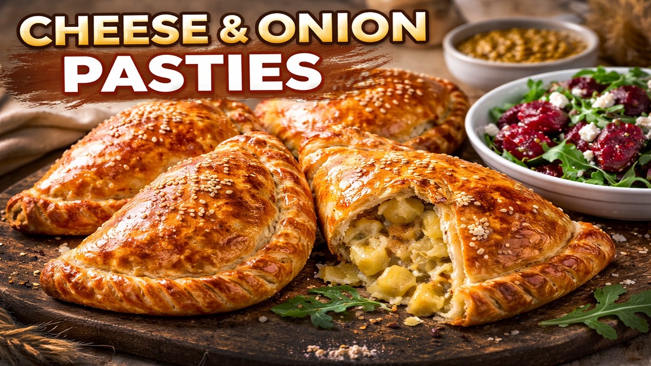 bistro style cheese & onion pastie