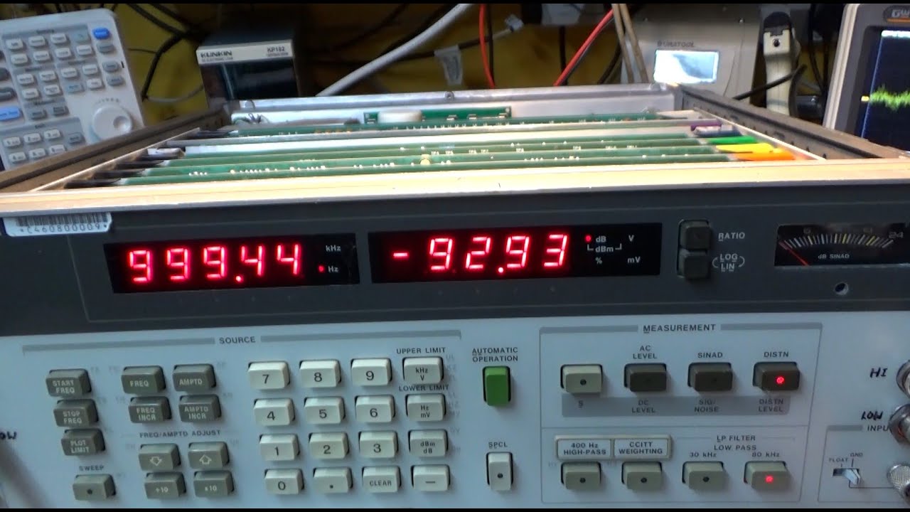 Настройки HP 8903B