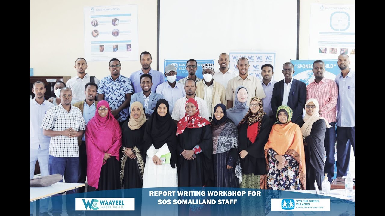 SOS SOMALILAND, REPORT WRITING WORKSHOP - Video Highlights