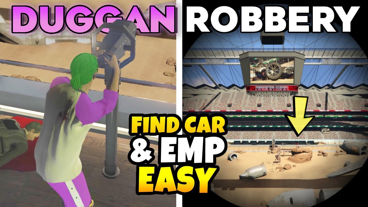 GTA Online Duggan Robbery Full Guide (How to Locate and Disable Target Vehicle using EMP Easily)
