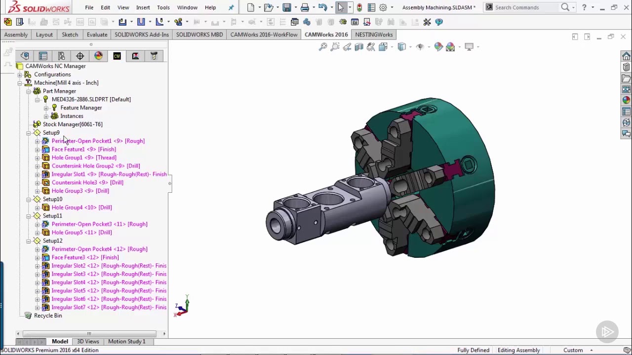 28   4 and 5 Axis Milling Fundamentals   Assembly Machining   4 Axis Part 1
