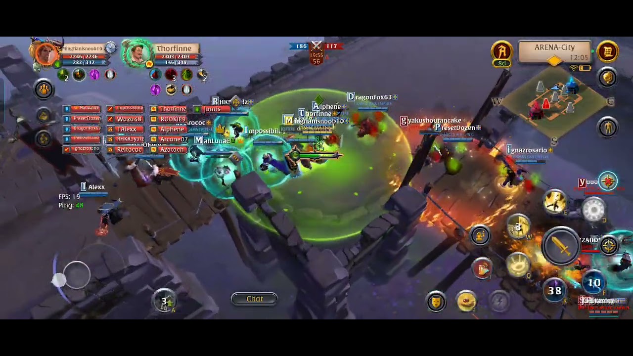 eRa Empire vs mofu mofu | scrims | | healer pov | | first fight |