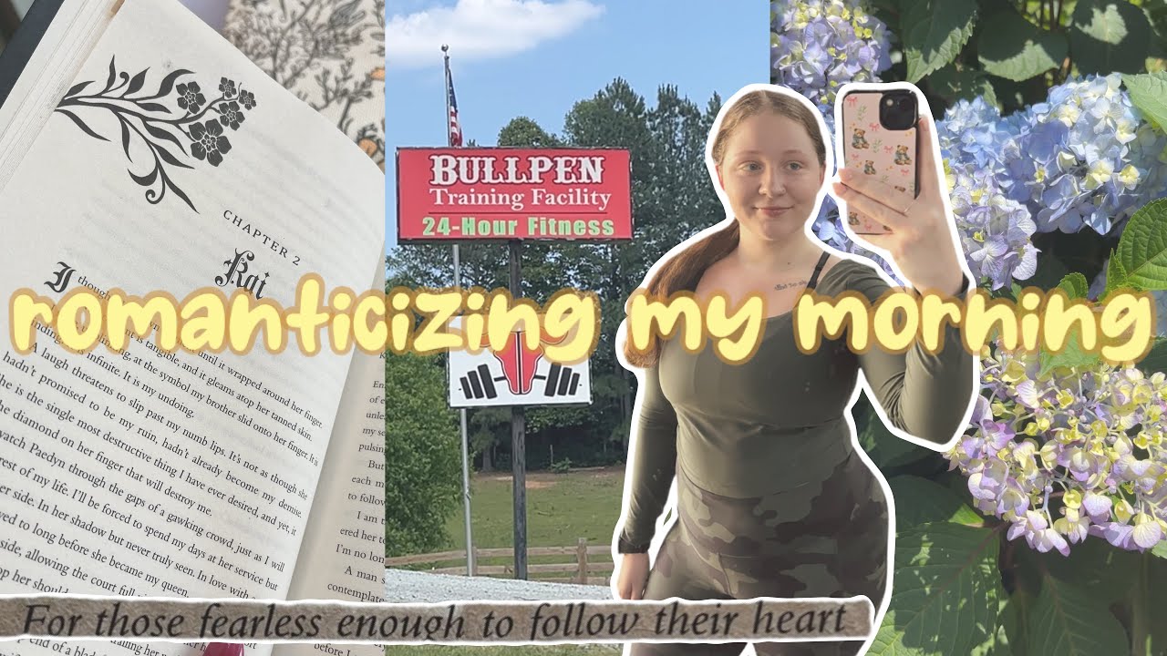 Romanticize my morning with me VLOG: being mentally and physically active📖☕️☀️
