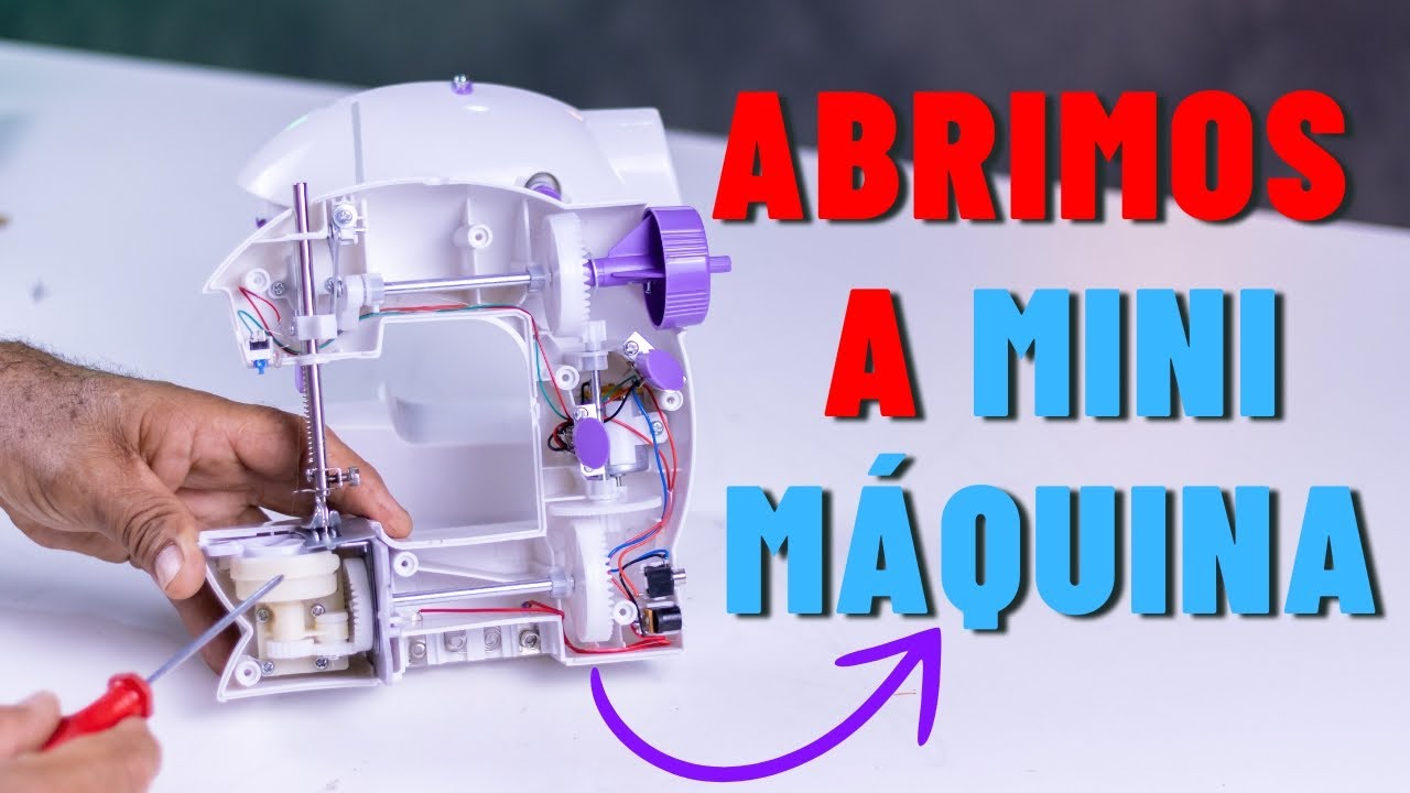DESMONTANDO A MINI MÁQUINA | VALE A PENA COMPRAR UMA?
