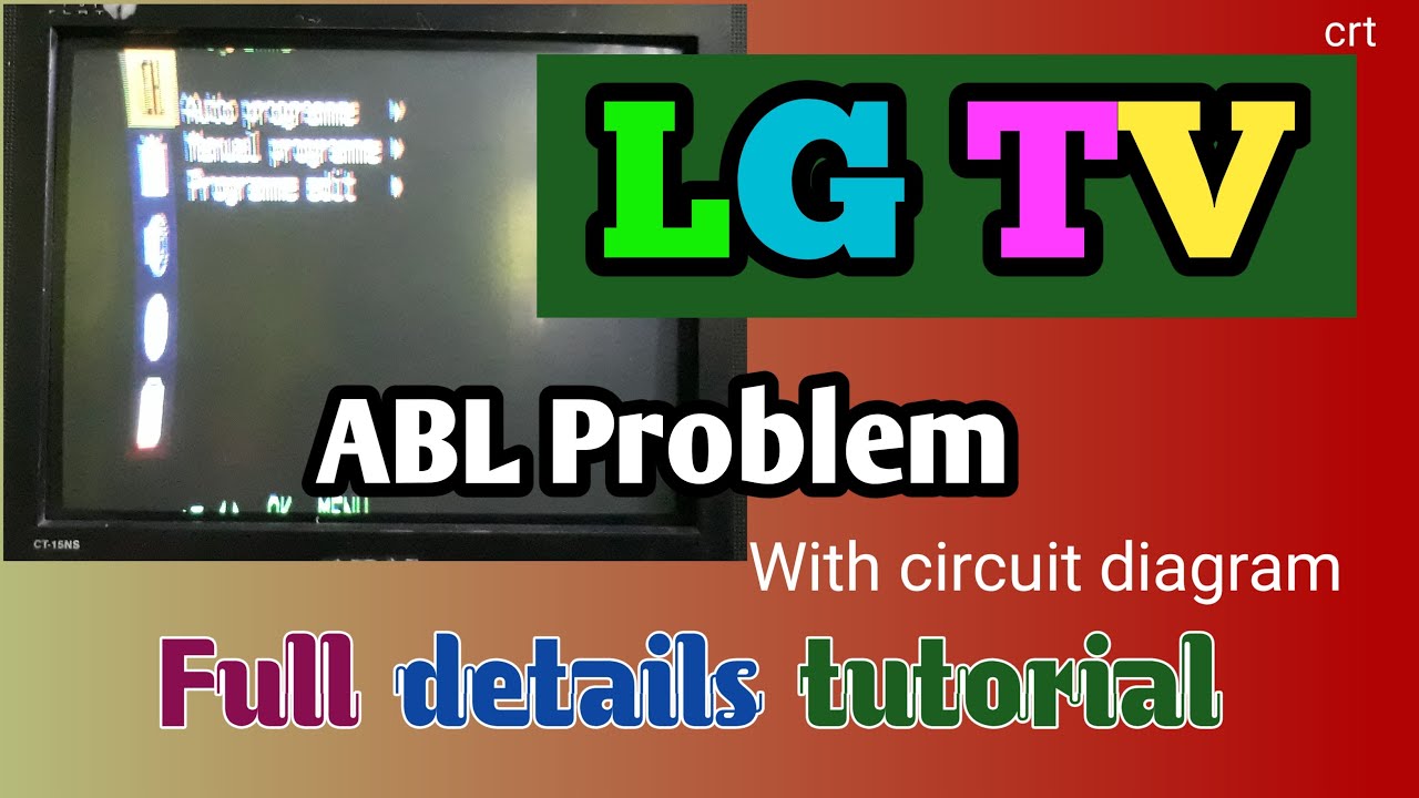 #Lgtv#Abl_problem.How to repair lg tv with no picture.