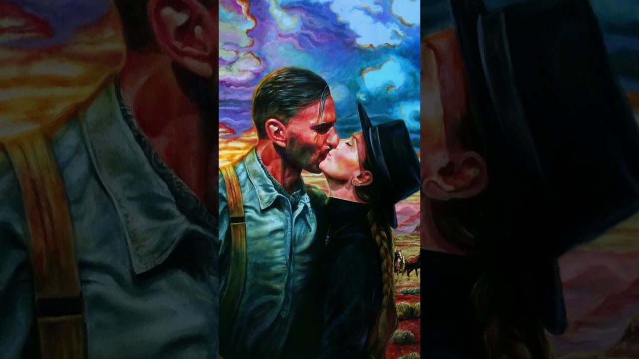 Ecosystem AI studio O - Art advertising visualization of a painting in a fabulous rich interior
