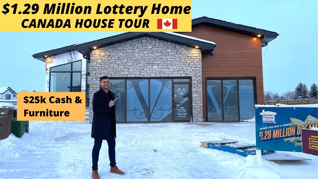 Canadian Houses| Inside a $1.29 MILLION DOLLAR Lottery House In Canada|Life In Canada| House Tour