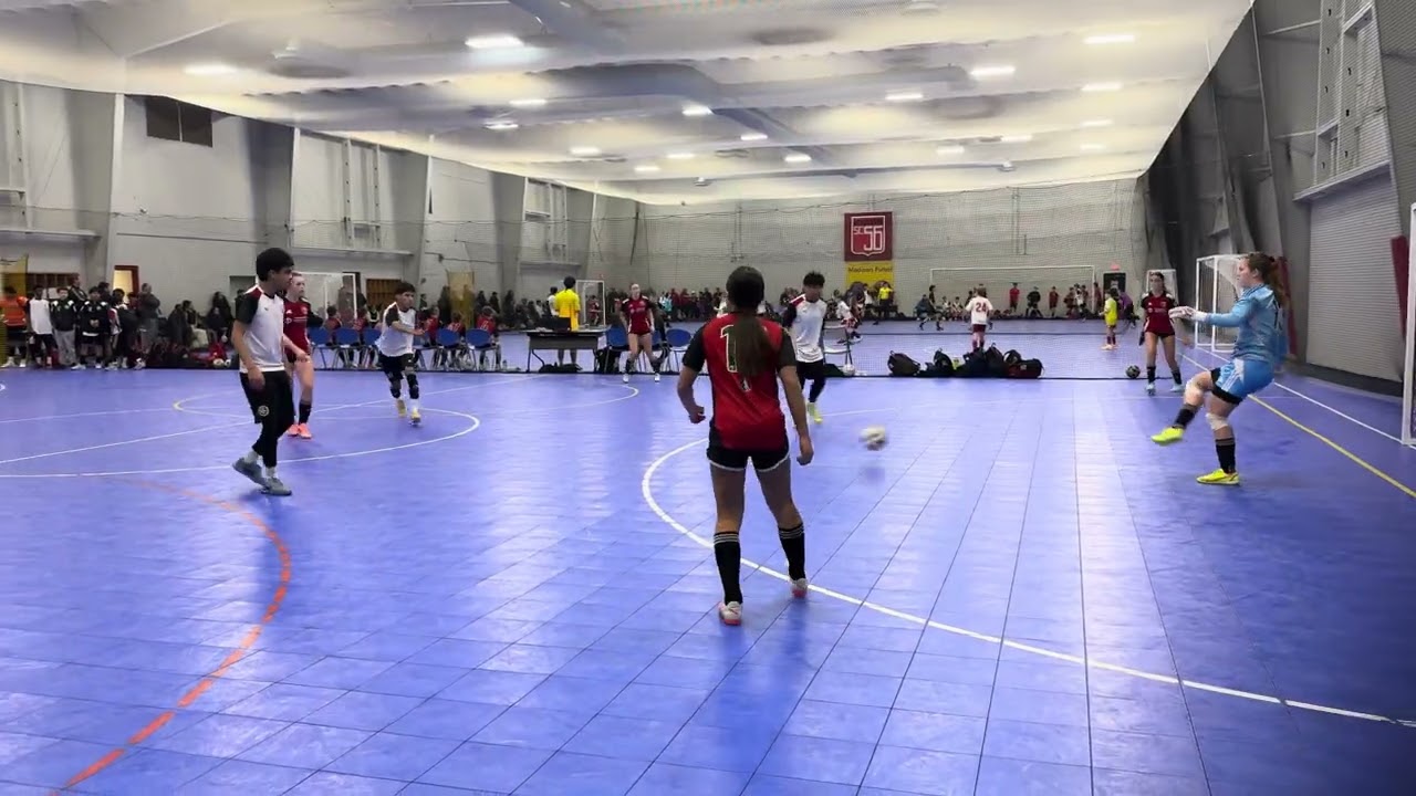 56rs girls red vs a Milwaukee boys team