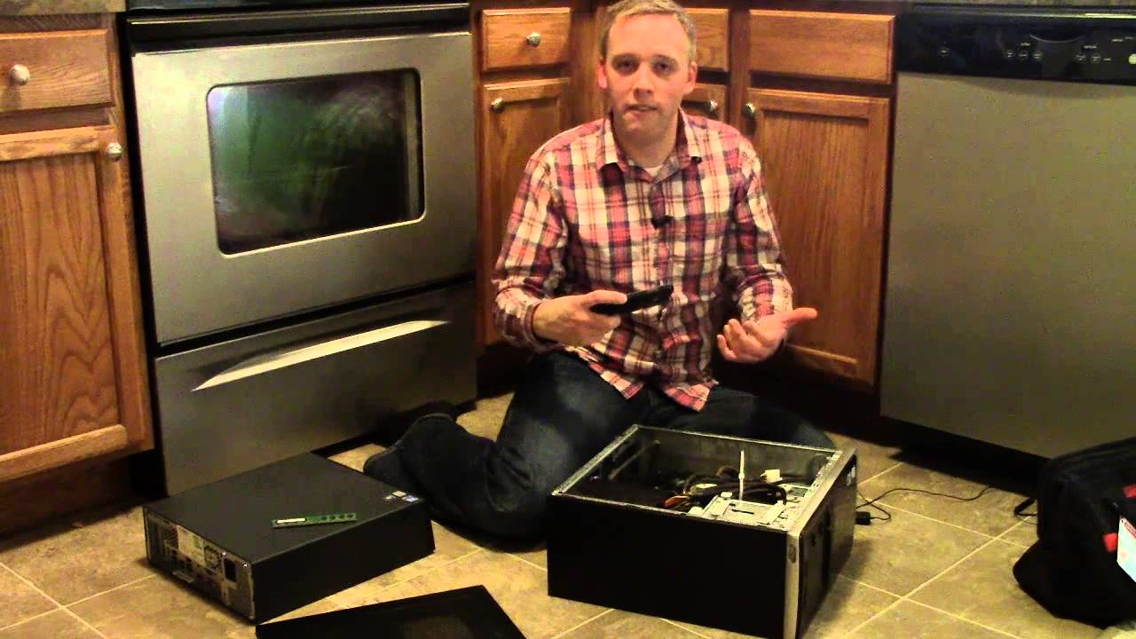 How to Open the Case on a Desktop Computer
