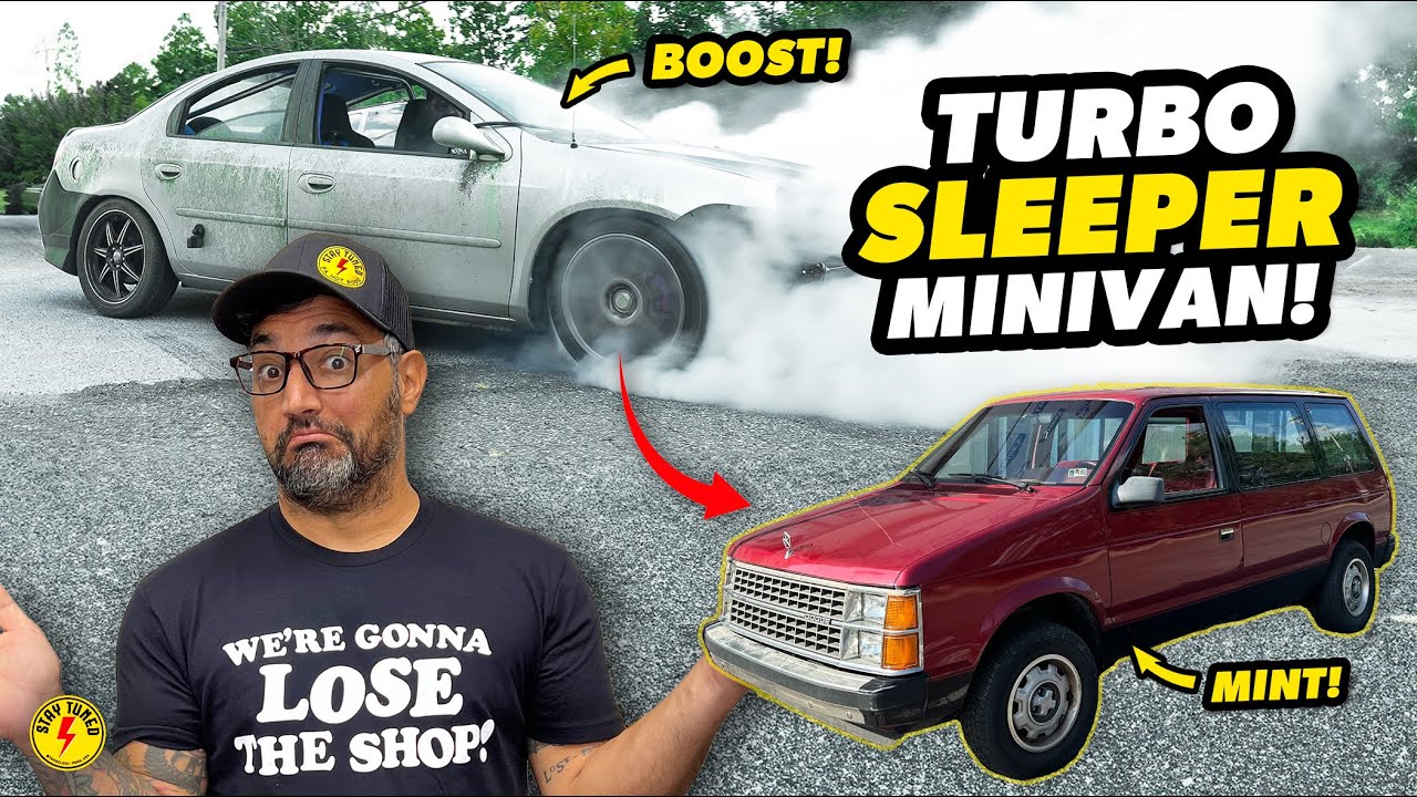 Swapping SRT4 TURBO POWER Into A MINT 1985 Dodge Minivan!! Building an EPIC Family Hauler