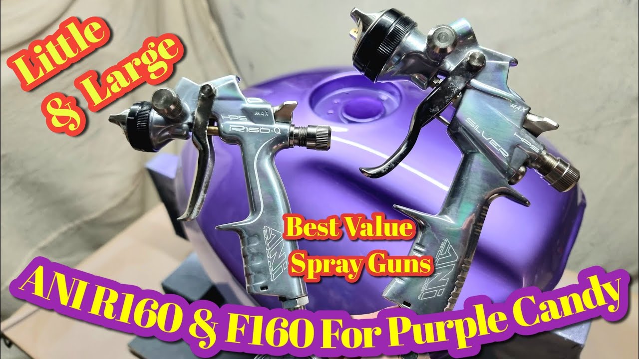 ANI R160 & F160 Candy Paint Job, Best Value Spray Guns
