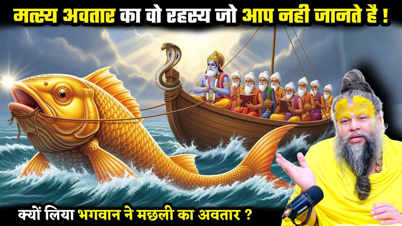 मत्स्य अवतार का वो रहस्य जो आप नहीं जानते हैं ! श्री प्रेमानंद जी महाराज