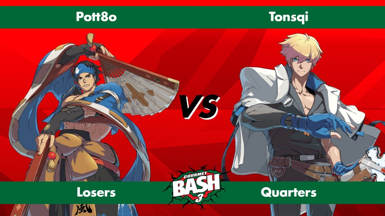 Gourmet Bash #3 - Pott8o (Anji Mito) vs Tonsqi (Ky Kiske)  - GGST Singles - Losers Quarters