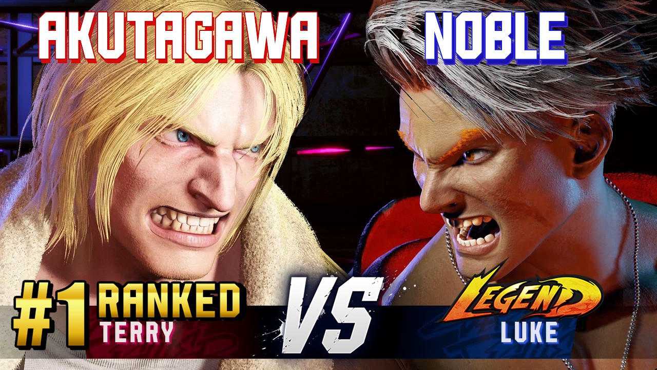 SF6 ▰ AKUTAGAWA (#1 Ranked Terry) vs NOBLE (Luke) ▰ High Level Gameplay