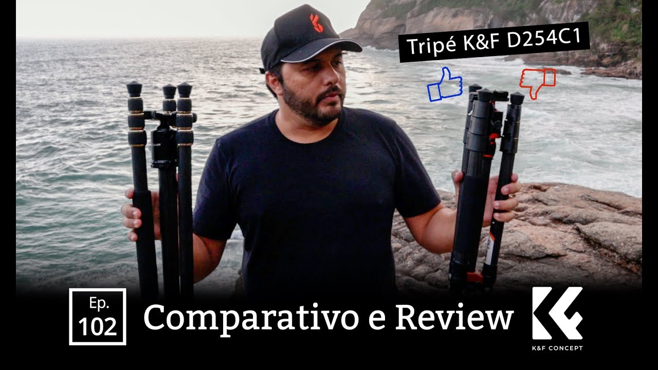 Teste na prática: Tripé K&F D254C1 vale a pena?