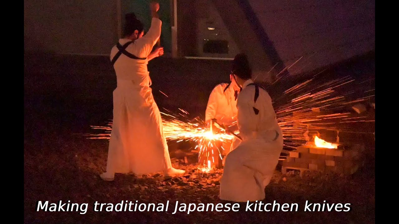 Making traditional Japanese kitchen knives by Echizen