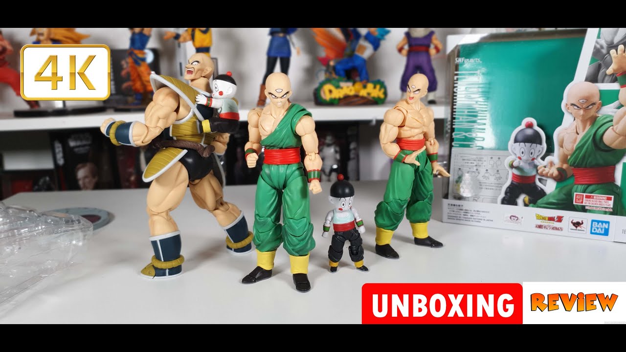 Dragon Ball Z  Tenshinhan & Chiaotzu S.H.Figuarts Unboxing & Review