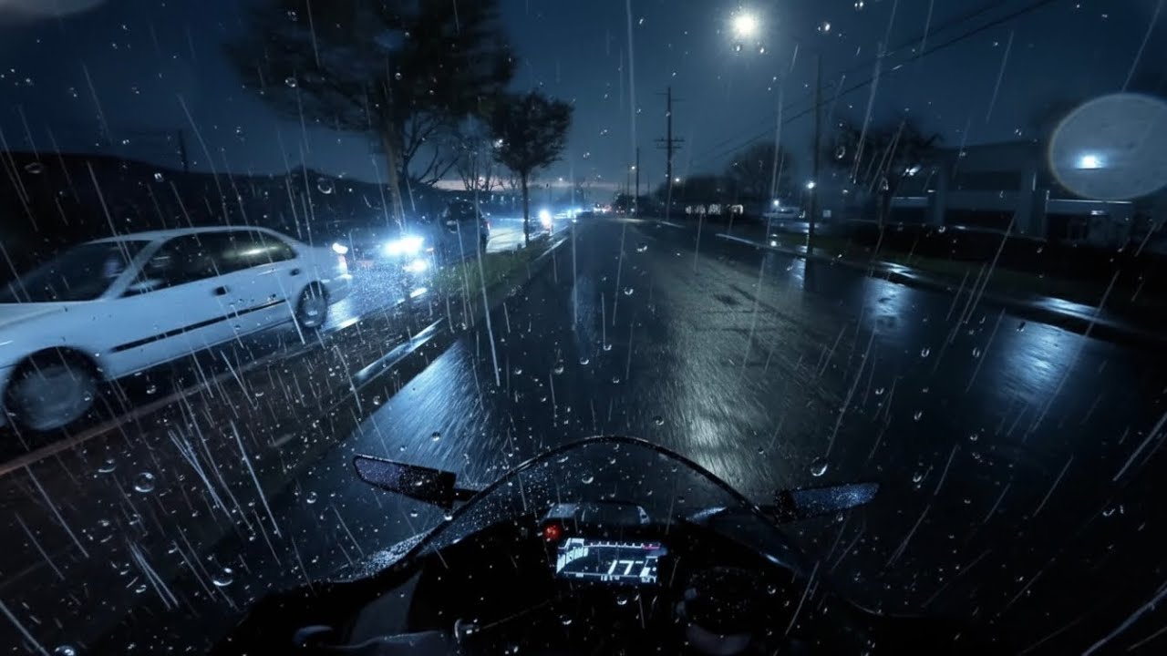 First Time Riding in the Rain with my R7