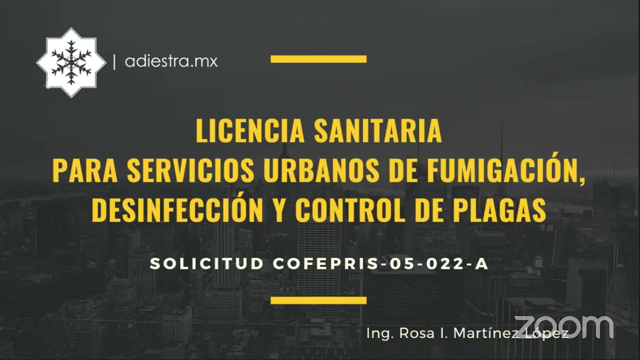 Trámite para obtener la licencia sanitaria para el control de plagas COFEPRIS. #MiPymeSustentable