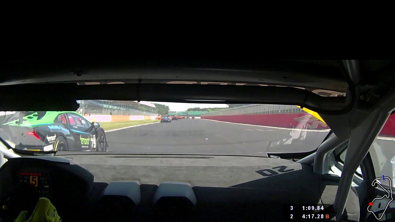 Onboard race start of the Lamborghini Super Trofeo onboard Silverstone