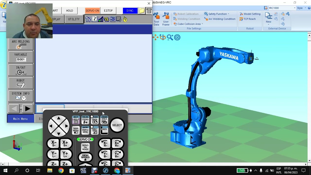 Primeros pasos Motosim YASKAWA MOTOMAN