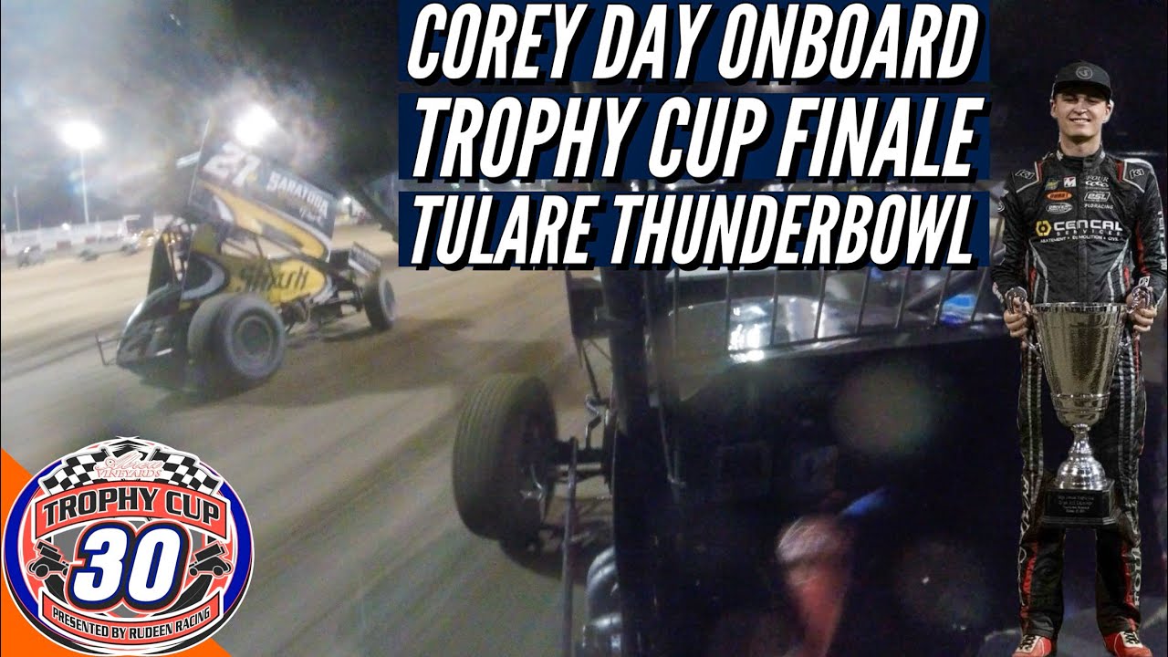 Corey Day Onboard | 50-LAP Trophy Cup Finale At Tulare Thunderbowl Raceway 10/19/24