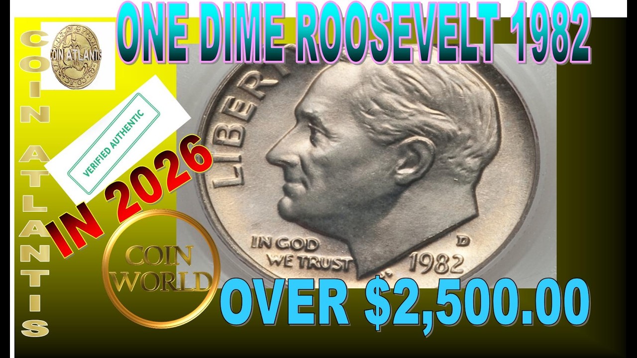 1982 Roosevelt Dime Coin Value. OVER $2,500.00 IN 2026
