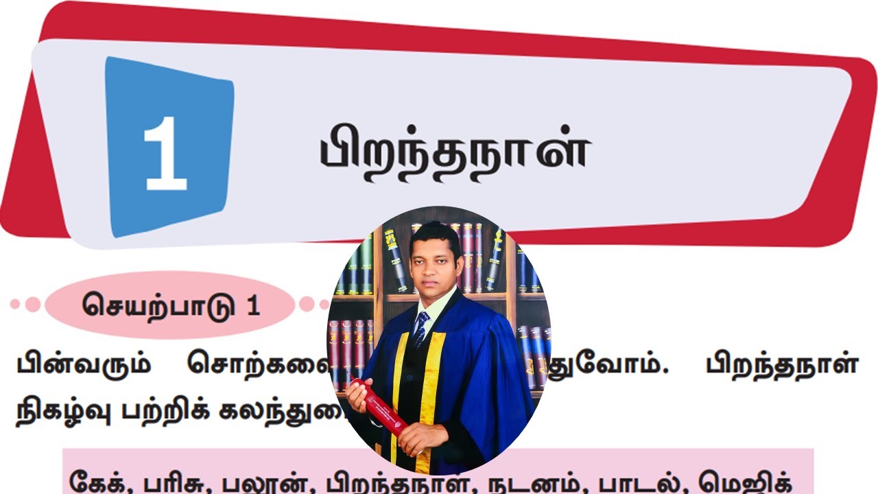 දෙවන බස දෙමළ, 8 ශ්‍රේණිය, 1 වන පාඩම, උපන් දිනය