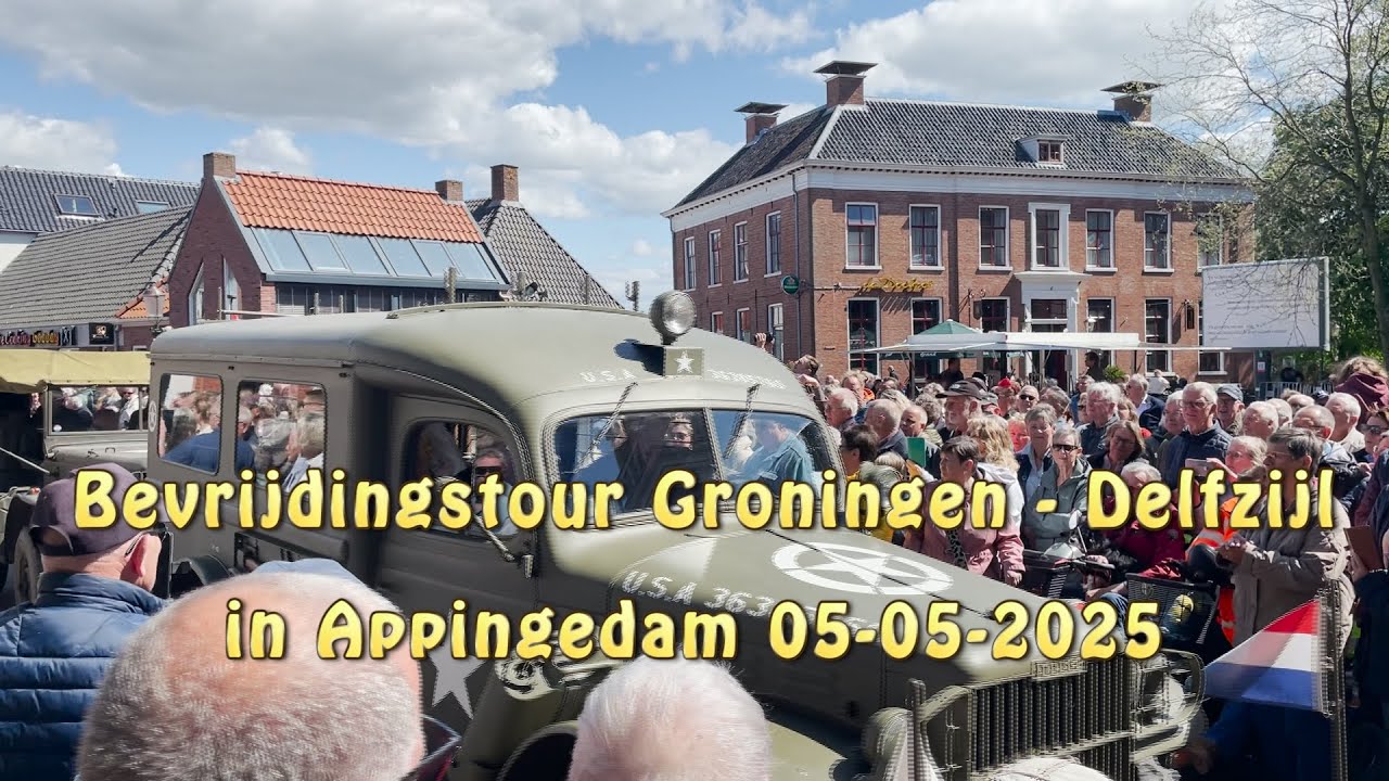 Bevrijdingstour Groningen Delfzijl in Appingedam 5 mei 2025