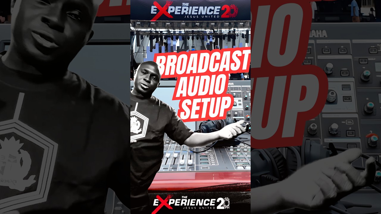 Mixing live for The Experience 20 