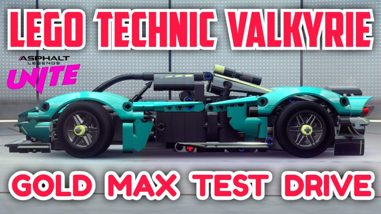 Asphalt UNITE - LEGO Technic ASTON MARTIN VALKYRIE | EXCLUSIVE Gold Max Test | Touchdrive 🔥