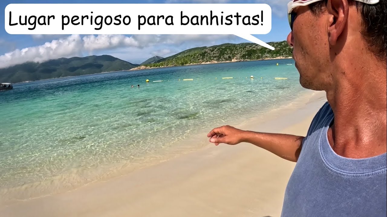 na PRAIA DO FORNO em ARRAIAL DO CABO - TRILHA COMPLETA