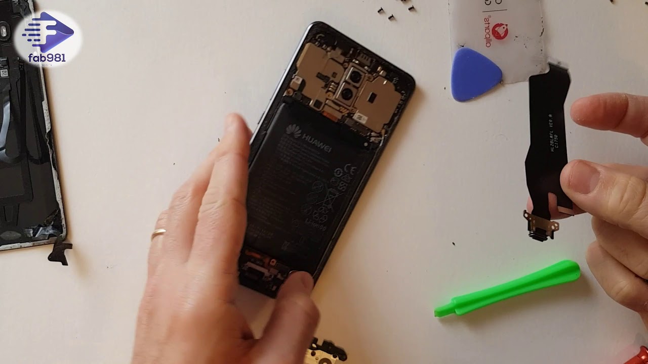Batteria Huawei mate 10 Pro BLA-L29 - Smontaggio Huawei Mate 10 Pro - Disassembly Huawei Mate 10 Pro