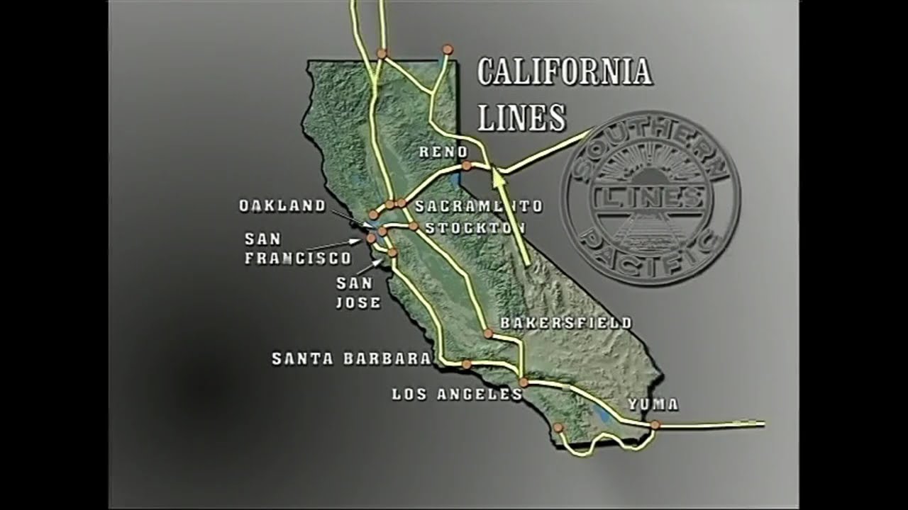 SOUTHERN PACIFIC STEAM & EARLY DIESEL GLORY DAYS - FULL MOVIE
