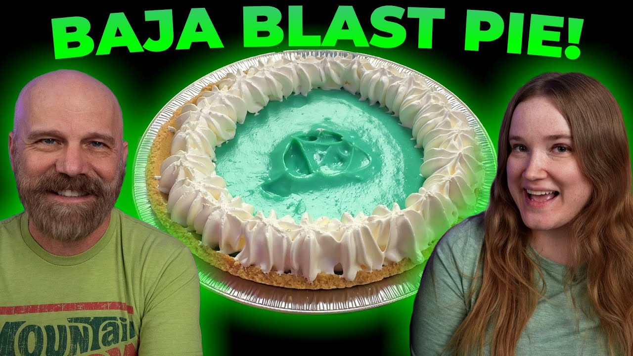 Let's Try The New Taco Bell Baja Blast Pie! With Freakin' 2!