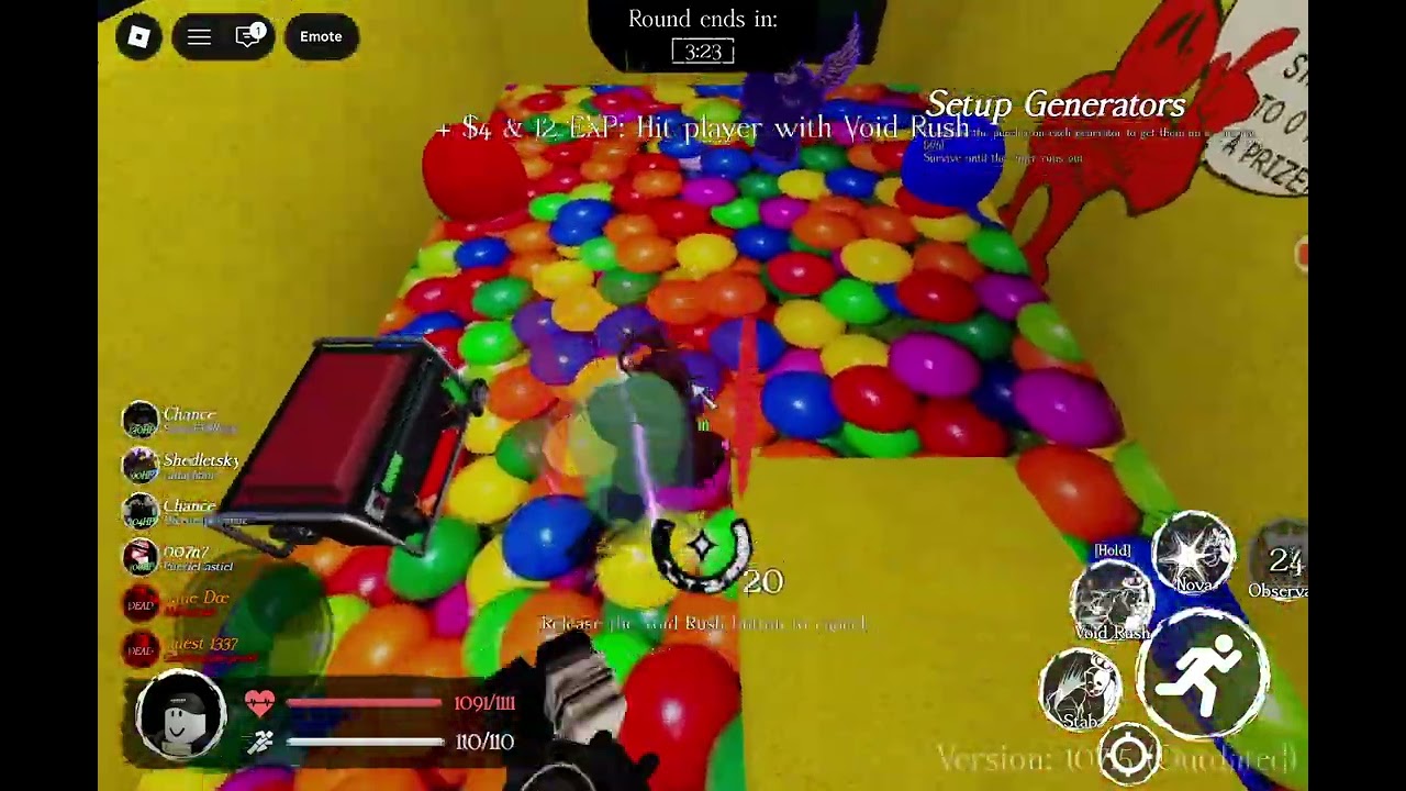 Playing noli with his new milestones