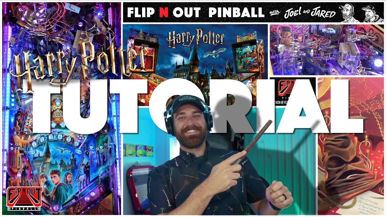 Учебное пособие по пинболу в стиле Гарри Поттера (Flip N Out Pinball, 2025)