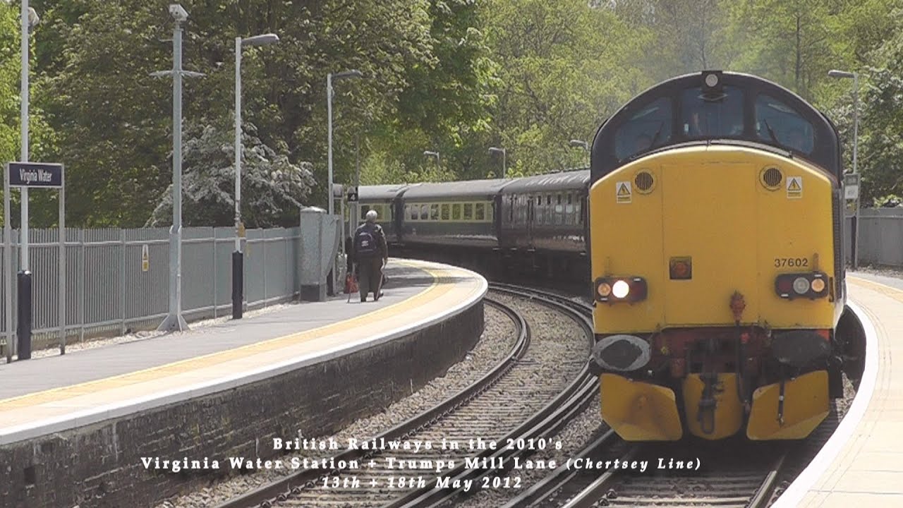 BR in the 2010s Virginia Water Station + Trumps Mill Lane (Chertsey Line) on 13th + 18th May 2012
