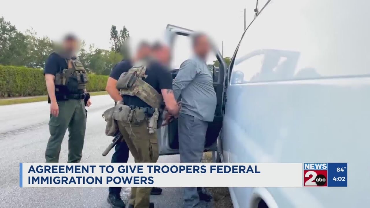 Agreement to give troopers federal immigration power