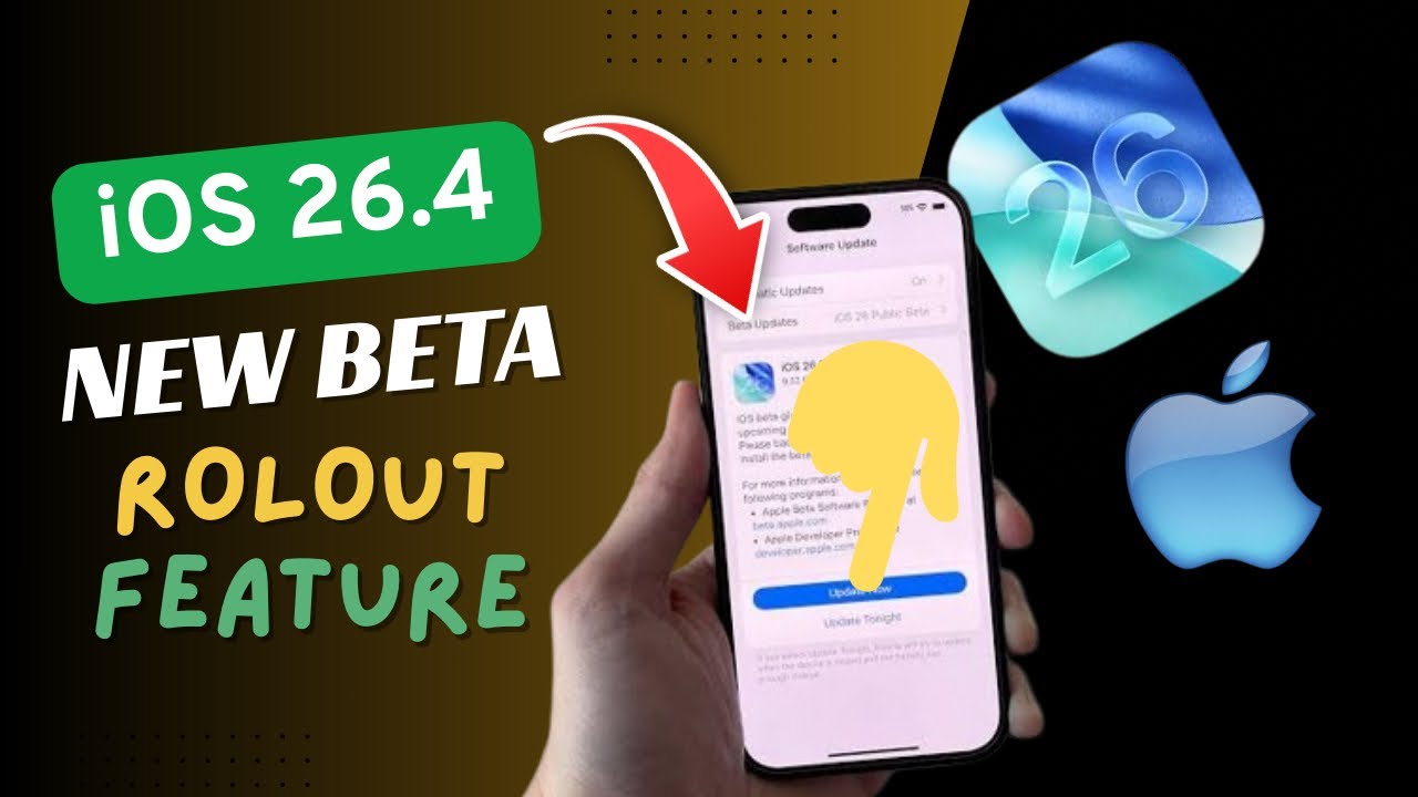 iOS 26.4 New Beta Software Update Rollout | iOS 26 New Update Release