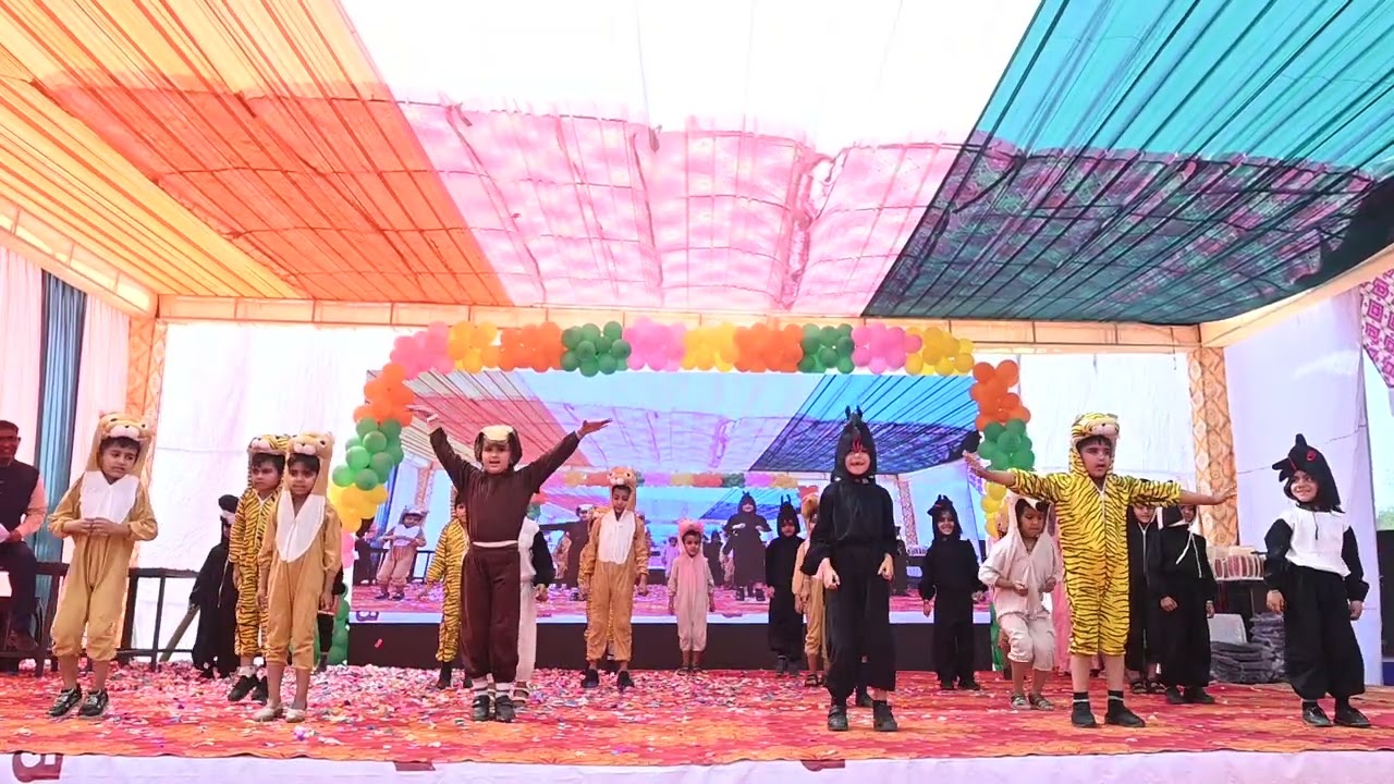 Jungle Book Theme Performance: 5th Annual Day Celebration in Oxford International School, Singhani
