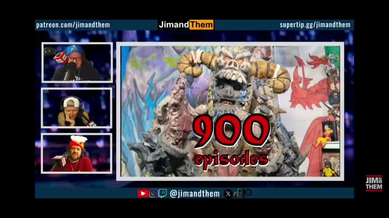 @Jimandthem Thanks for the laughs! 900 shows is a massive achievement! Thanks for sharing the video!