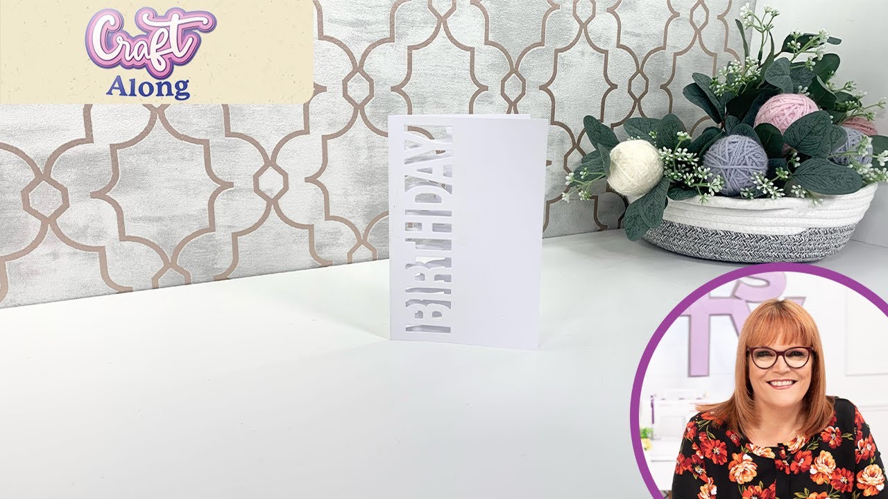 Craft Along: Word Cut In dies (10 April 2022)