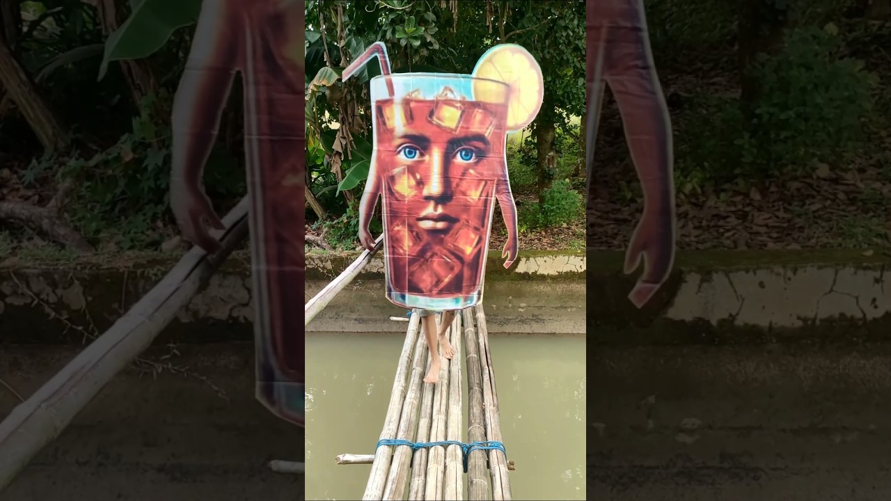 ES TEH PATIPUM VS TUNG TUNG SAHUR #shorts #anomali #lucu #fyp #art #trending