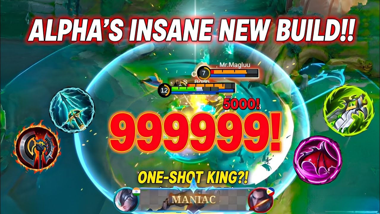 ALPHA MANIAC MACHINE 🤖 NO ONE CAN STOP THIS DAMAGE | ALPHA BEST BUILD 2026