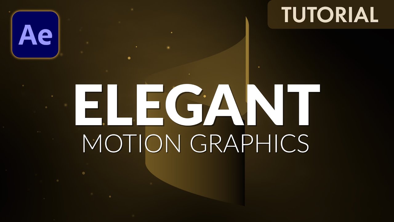 3 Elegant Motion Graphics Techniques | After Effects Tutorial