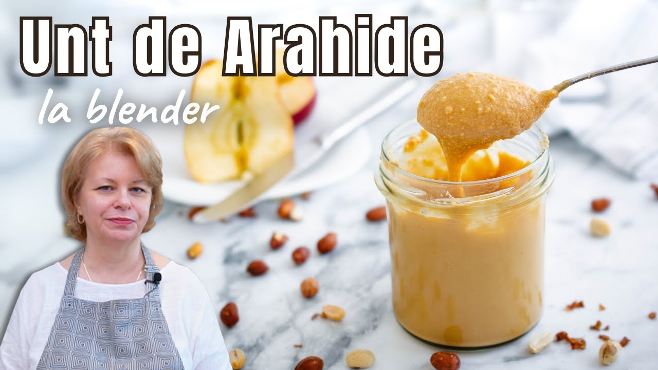 🍯 De 3 ori mai ieftin ca la magazin! Unt de arahide acasă în 10 minute, fără ulei sau conservant 🥜