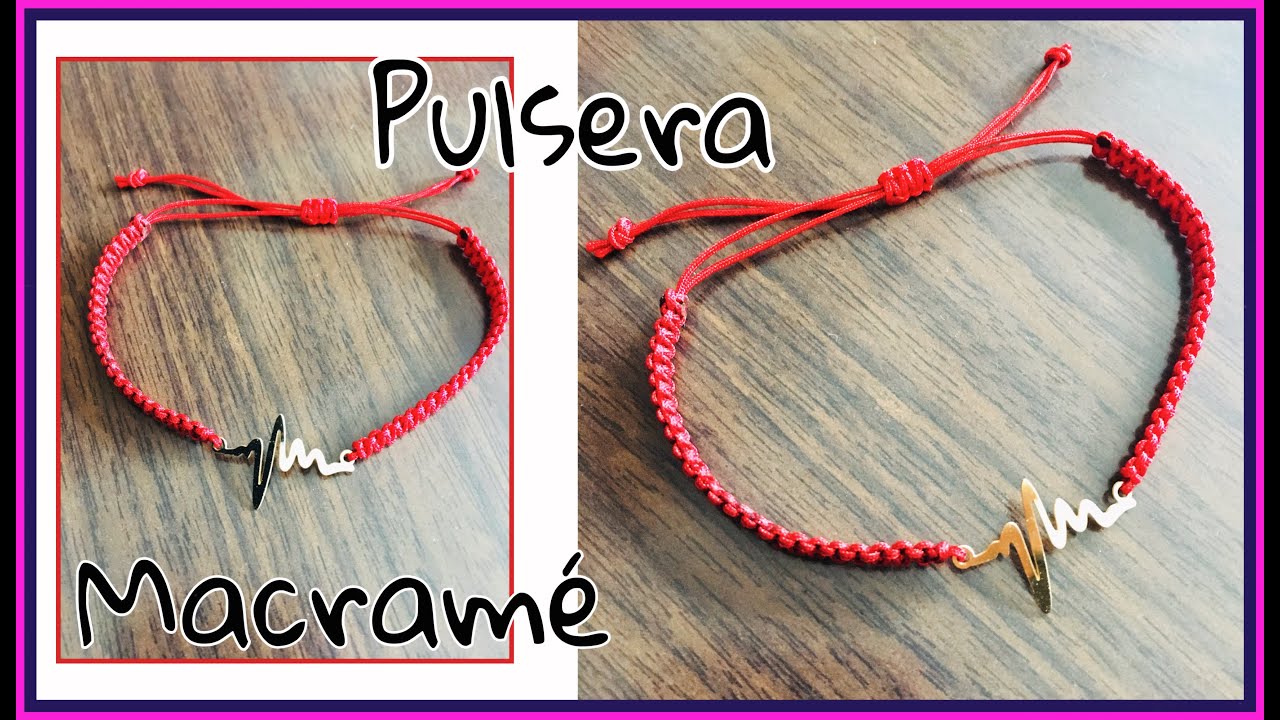 PULSERA de HILO Macramé/ NUDO CUADRADO